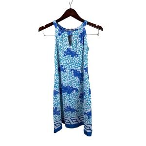 Barbara Gerwit Blue Sleeveless Dress Size Small